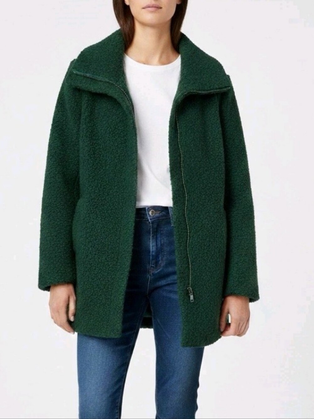 LOFT Forest Green  Pea Coat
